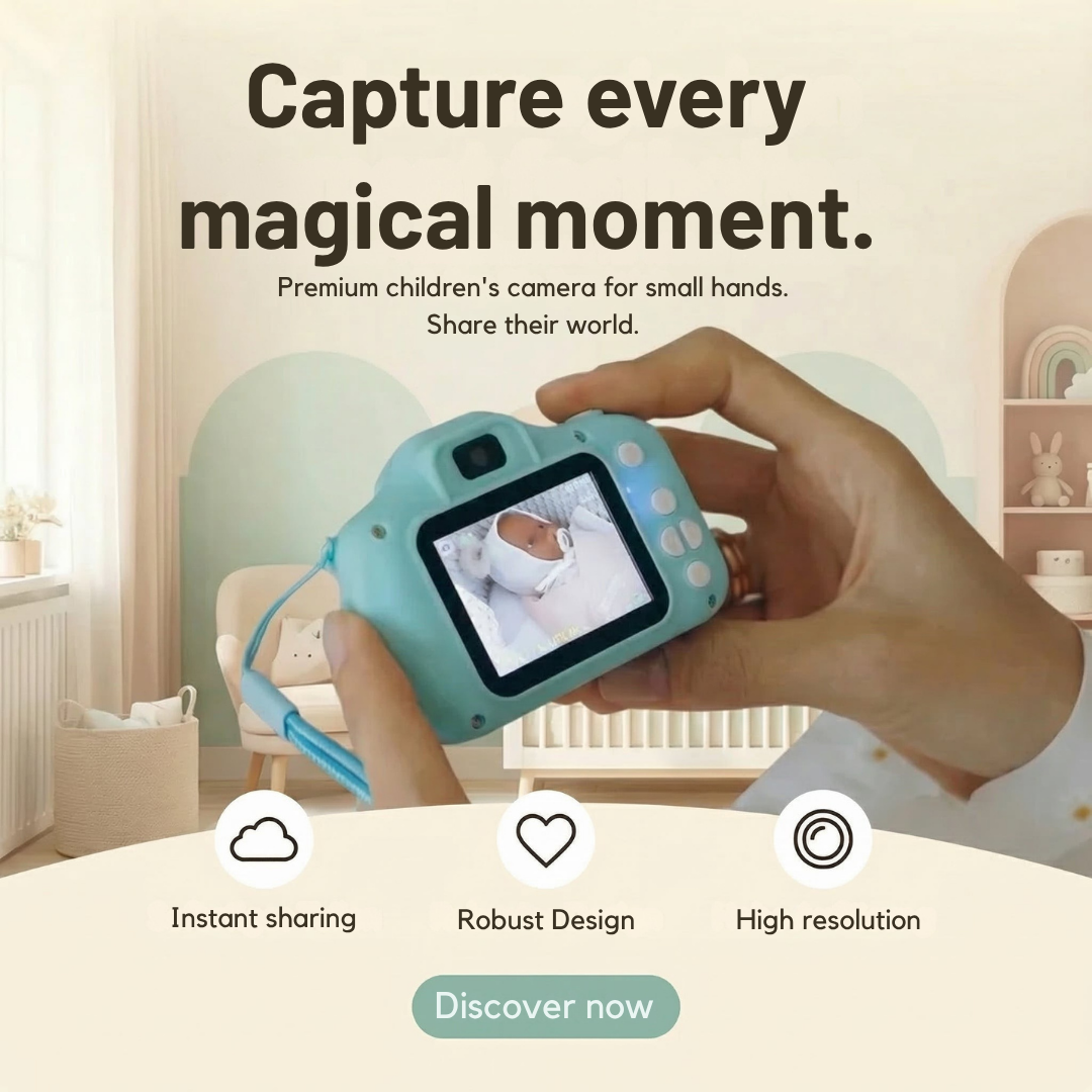 SnapSpark™ Jr. — Ignite Your Child’s Confidence with Every Adventure-Captured Moment