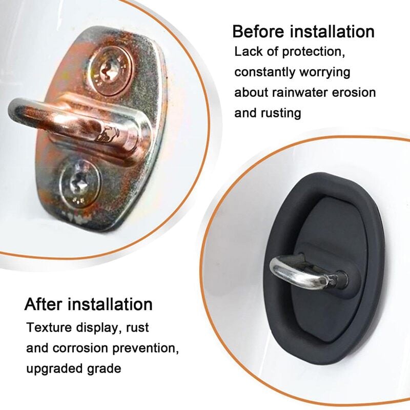 GuardSeal™ Silicone Lock Shields — Stop Rust and Silence Squeaks for Smooth, Secure Drives