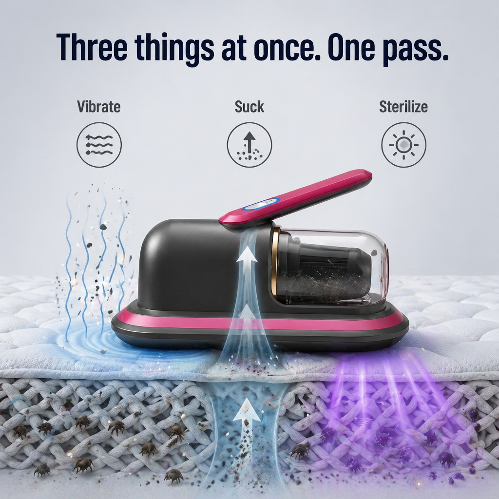 AeroPure™ — Pull Hidden Mites Out Of Your Mattress In 5 Minutes