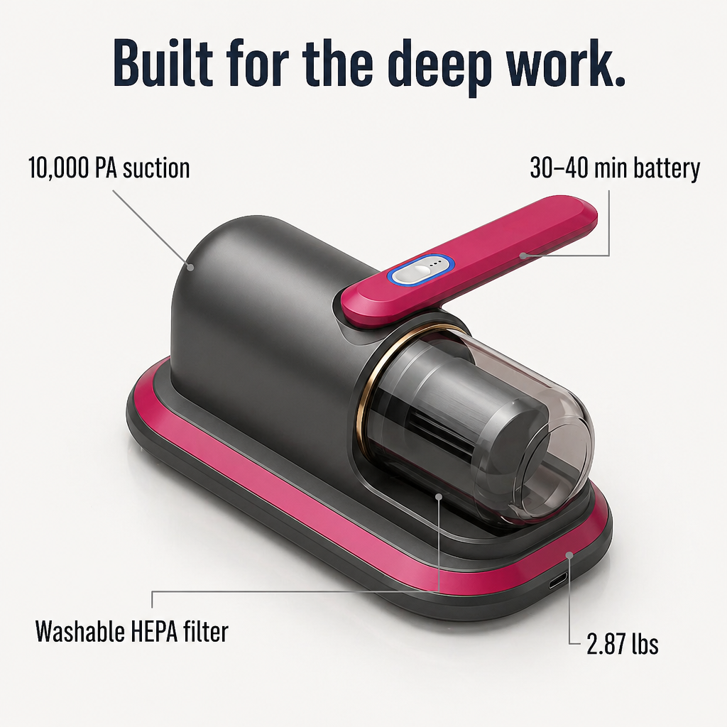 AeroPure™ — Pull Hidden Mites Out Of Your Mattress In 5 Minutes