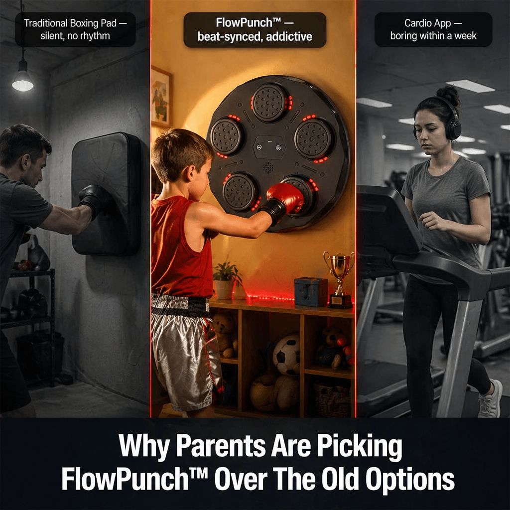 FlowPunch™ — Punch to the Beat, Burn Calories, Get the Whole Family Moving