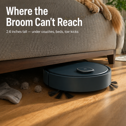 VeroSweep™ Pro — Sweep, Mop & Pick Up Pet Hair Between Deep Cleans