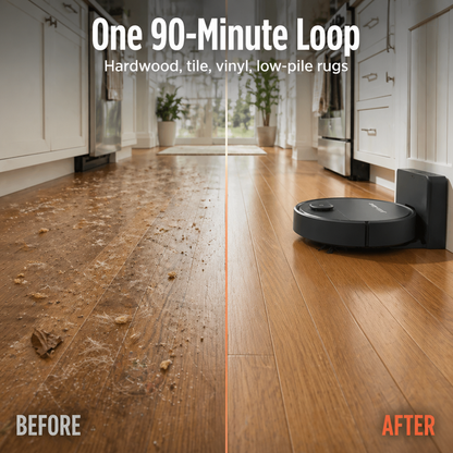 VeroSweep™ Pro — Sweep, Mop & Pick Up Pet Hair Between Deep Cleans