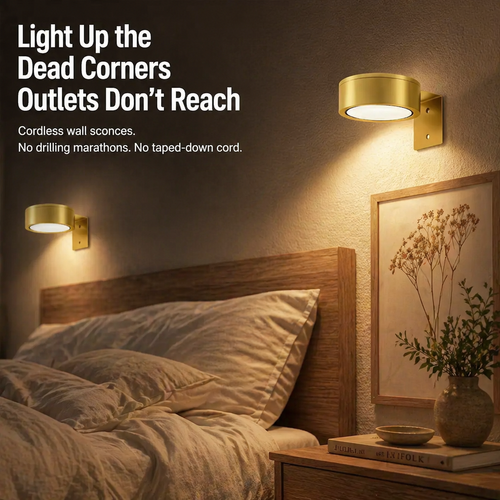RadiAura™ — Light Up Dead Corners Without Outlets, Cords, or Electricians