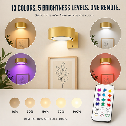 RadiAura™ — Light Up Dead Corners Without Outlets, Cords, or Electricians