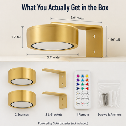 RadiAura™ — Light Up Dead Corners Without Outlets, Cords, or Electricians