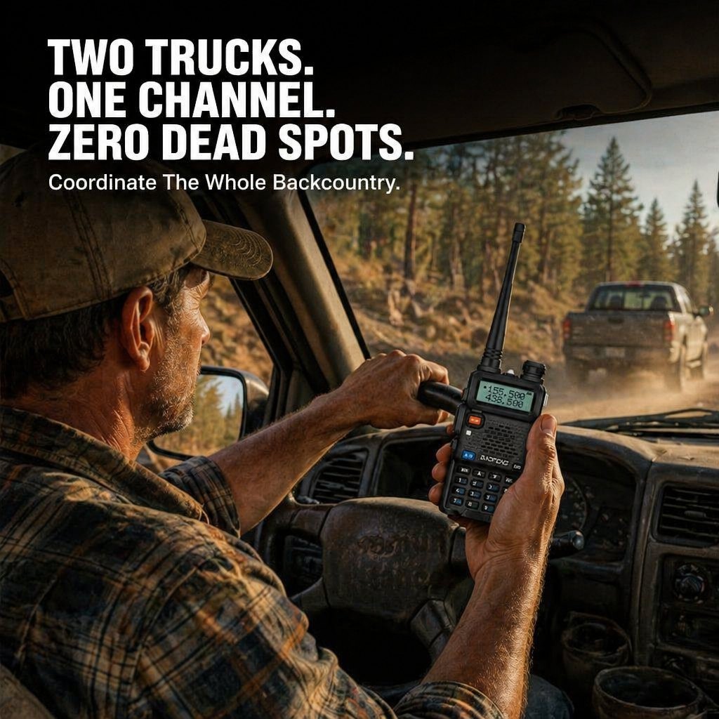RangerComm™ — Reach Your Crew When Cell Service Quits On You | 1+1 FREE TODAY