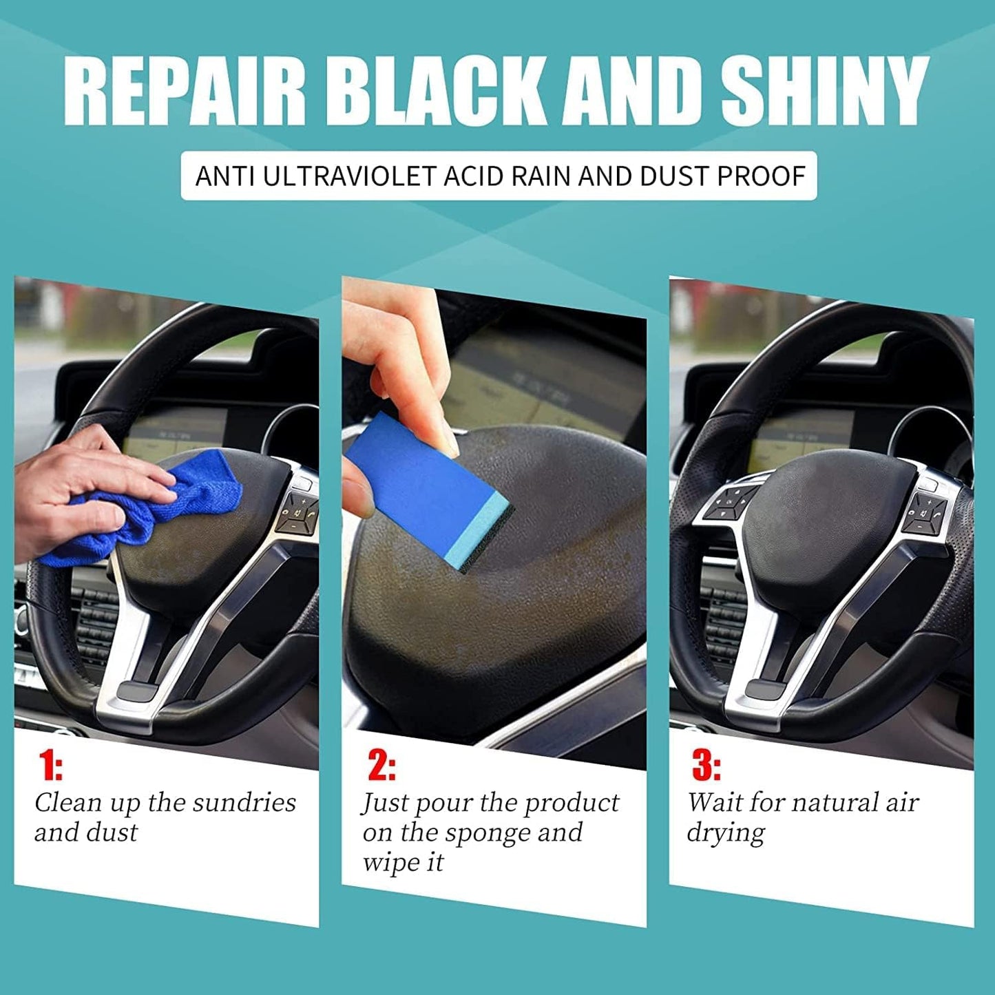 LumiShield™ Plastic Renewal Kit — Instantly Restore Vibrant Shine and Protect Your Car’s Plastics Like New