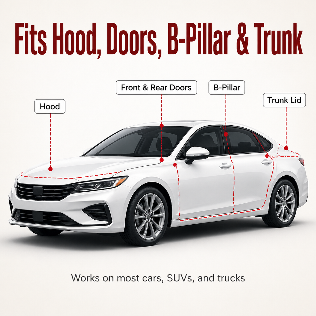 HushSeal™ — Silence Road Noise, Block Dust, Stop Wind in Every Drive