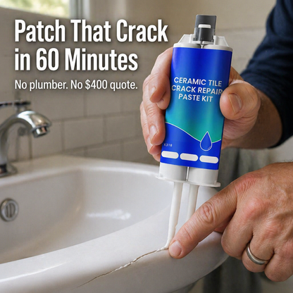 ResinXcel™ — Patch Cracked Tile, Sinks & Marble Without Calling a Plumber