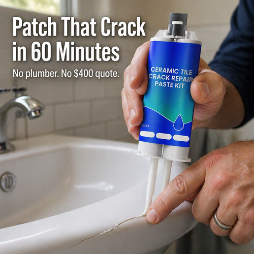 ResinXcel™ — Patch Cracked Tile, Sinks & Marble Without Calling a Plumber