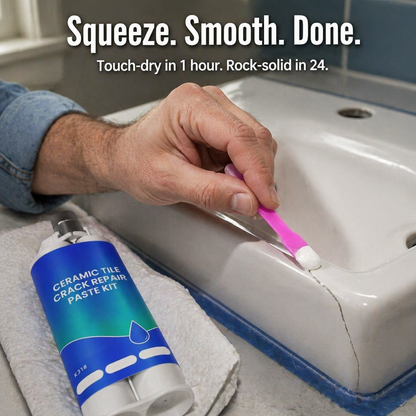 ResinXcel™ — Patch Cracked Tile, Sinks & Marble Without Calling a Plumber