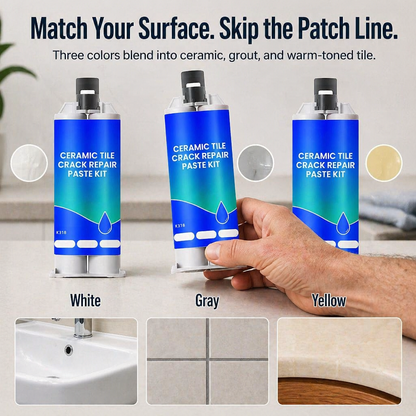 ResinXcel™ — Patch Cracked Tile, Sinks & Marble Without Calling a Plumber