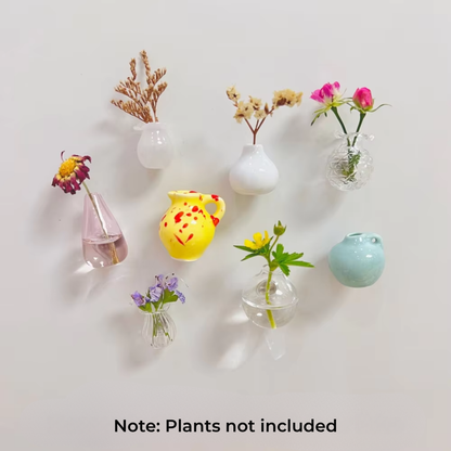 Florisoul™ Mini Ceramic Vase Magnets — Bring Every Surface to Life with Elegant Strength and Style