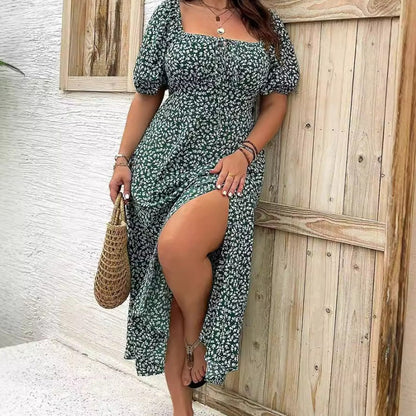 LunaFlora™ Dress — Feel Fresh, Flawless & Free in Effortless Floral Elegance