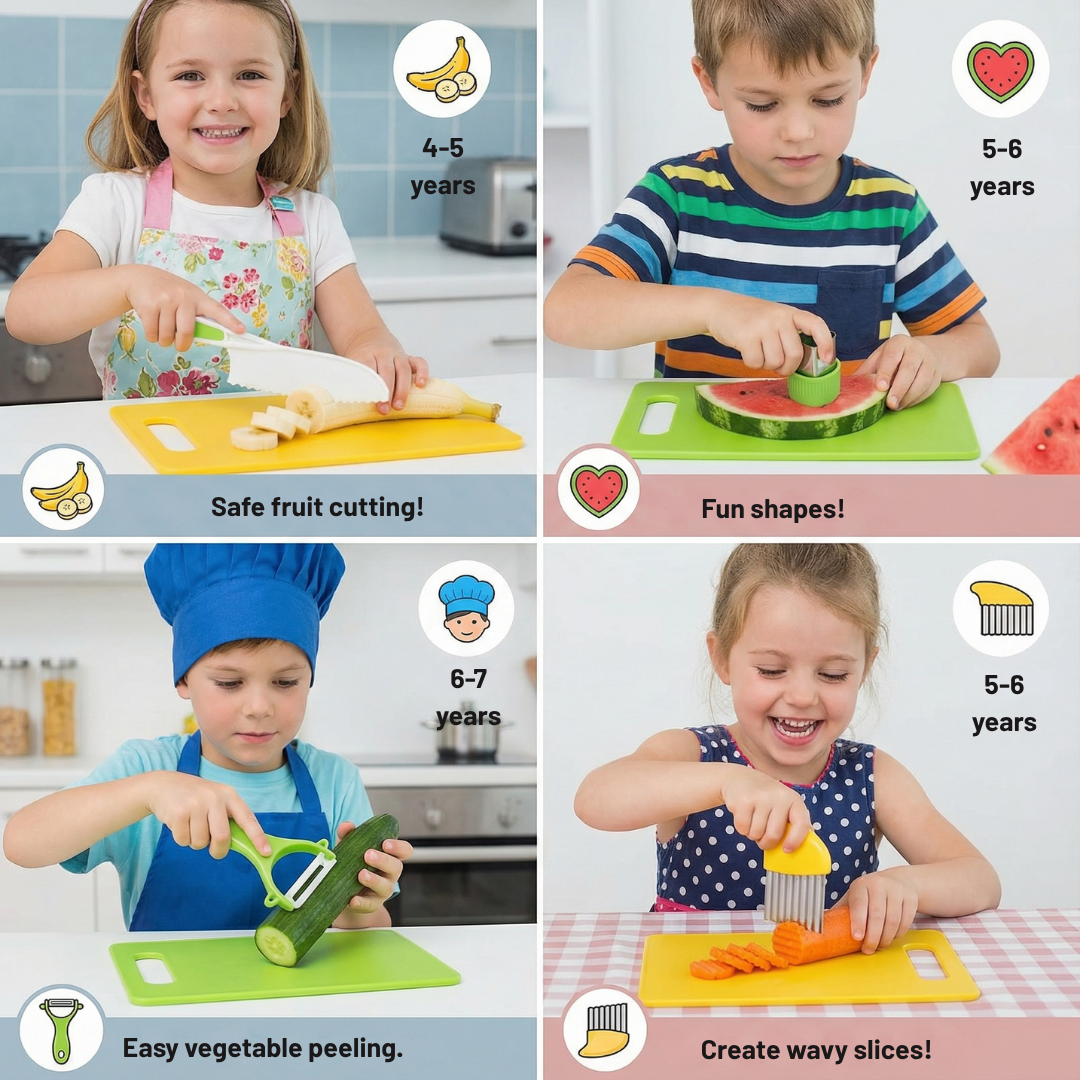 SliceHero™ — Give Your Child Safe, Fearless Fun and Proud Kitchen Confidence Every Day