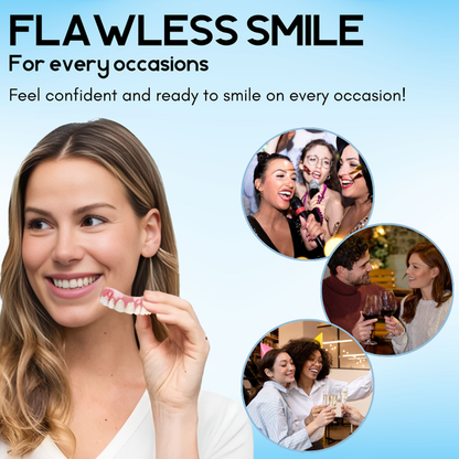 SmileSure™ — Lock in All-Day Comfort and Confidence with a Perfectly Customized Denture Fit