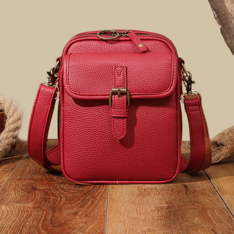 Luxara™ Leather Crossbody — Lighten Your Load, Command Every Moment with Effortless Style