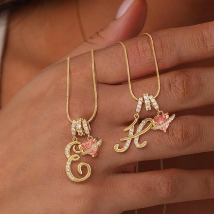 AuraNest™ 3-Layer Initial Necklace — Wear Your Story in Glowing, Comfortable Elegance That Turns Every Head