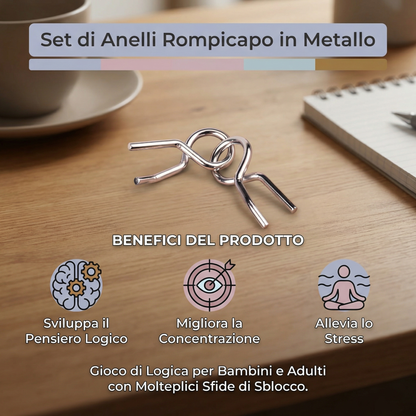 NeuroSpark™ Puzzle Rings — Ignite Your Mind with Addictive Brain Boosts Anytime, Anywhere