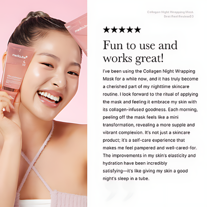 Aquasurge™ Collagen Rush Night Wrap — Wake Up to Firmer, Radiant Skin You Can Feel