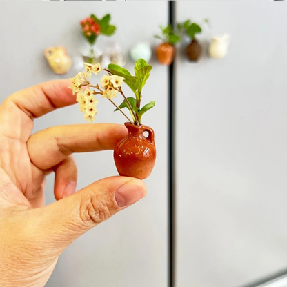 Florisoul™ Mini Ceramic Vase Magnets — Bring Every Surface to Life with Elegant Strength and Style