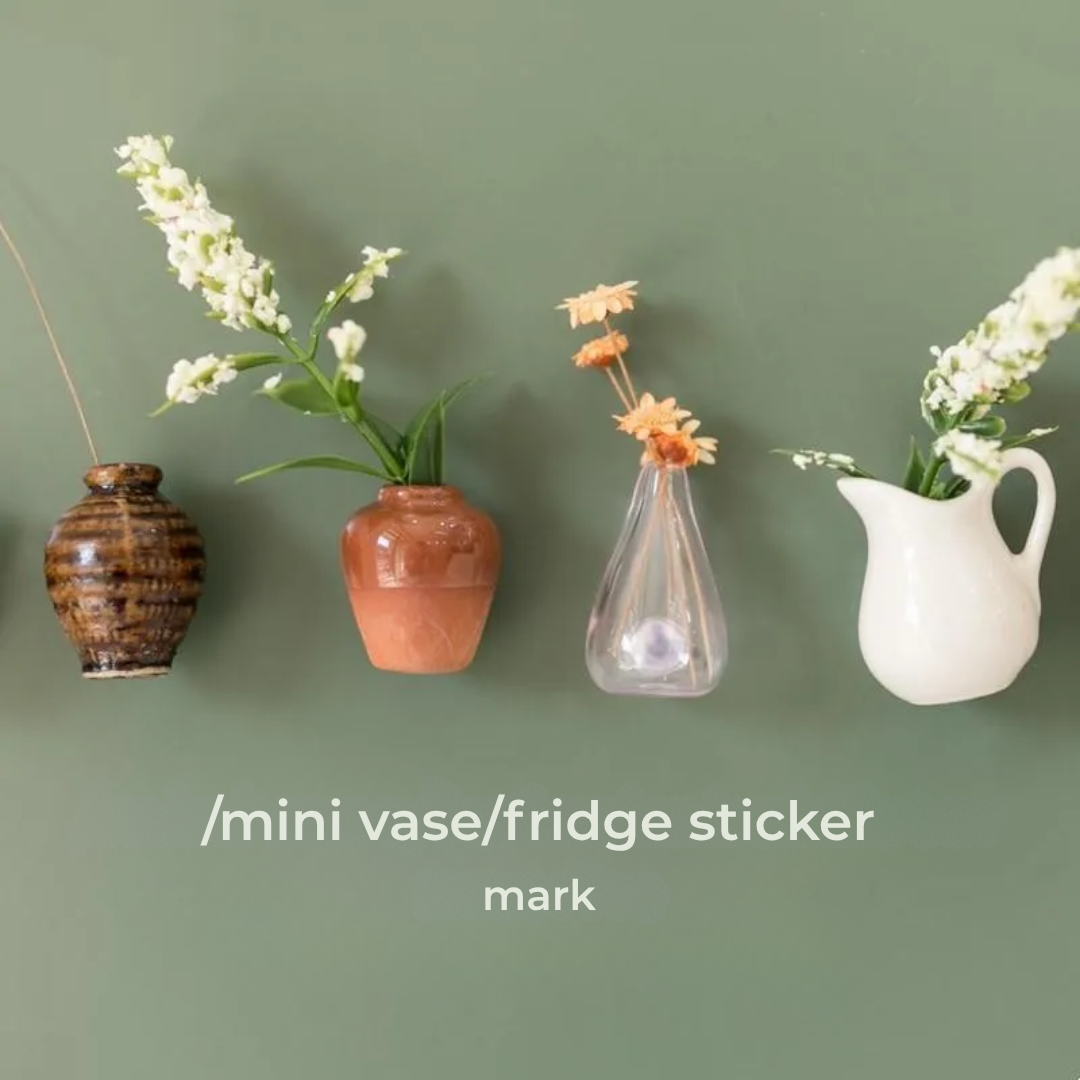 Florisoul™ Mini Ceramic Vase Magnets — Bring Every Surface to Life with Elegant Strength and Style