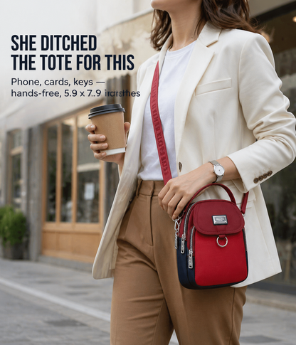 TrailBlaze™ — Carry Phone, Cards & Keys Hands-Free in One Mini Crossbody