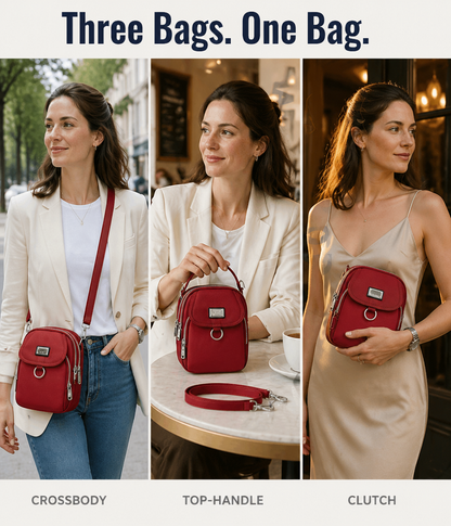 TrailBlaze™ — Carry Phone, Cards & Keys Hands-Free in One Mini Crossbody