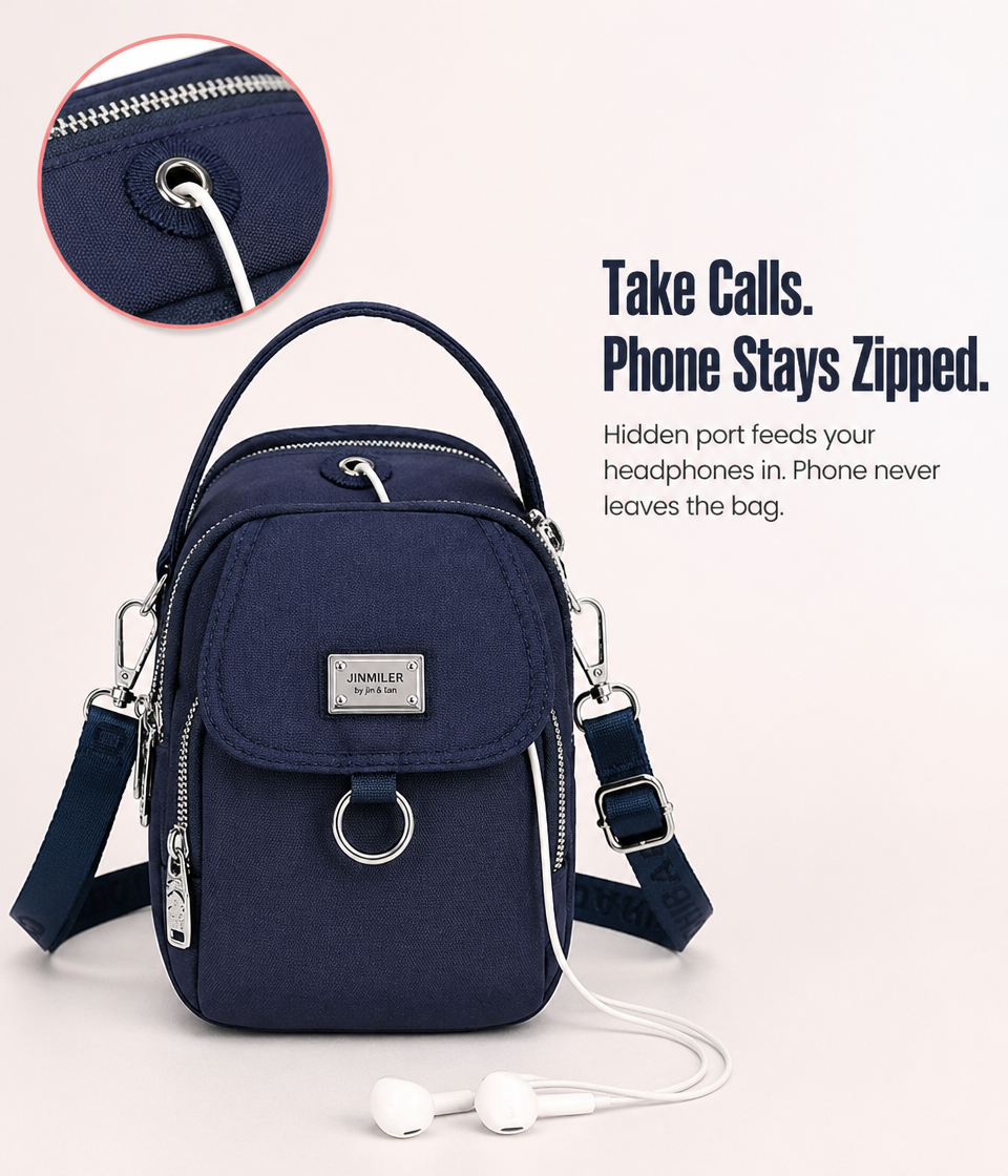 TrailBlaze™ — Carry Phone, Cards & Keys Hands-Free in One Mini Crossbody
