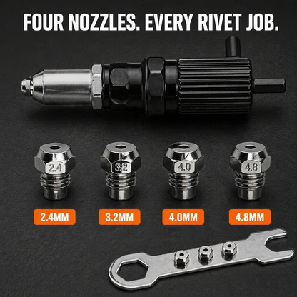 PowerGrip™ — Pull 120 Rivets Without a Single Hand Cramp