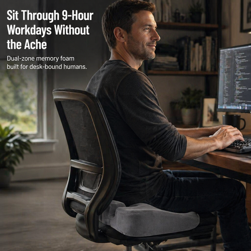 SpineCushion™ — Suspend Your Tailbone and End the All-Day Sitting Ache