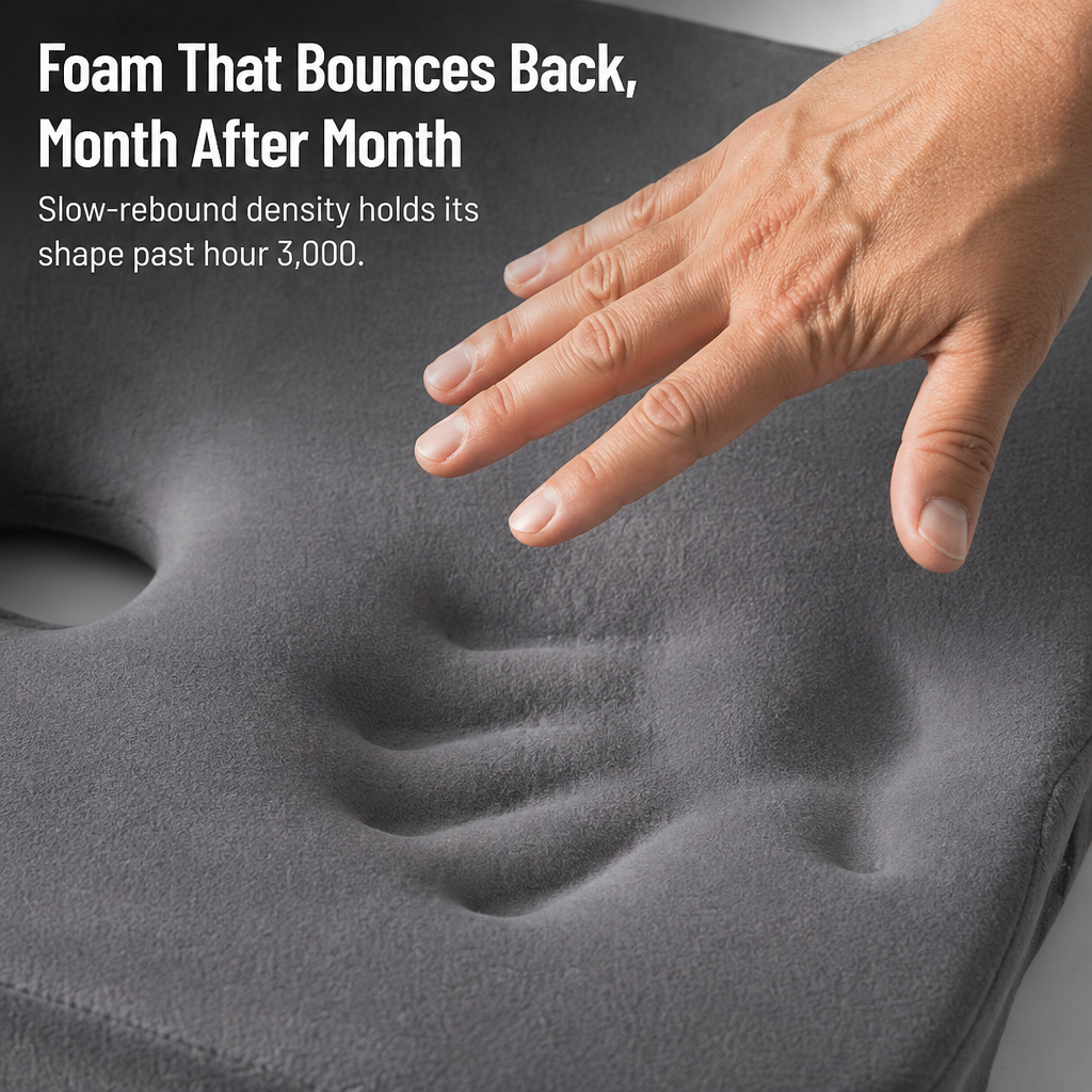 SpineCushion™ — Suspend Your Tailbone and End the All-Day Sitting Ache