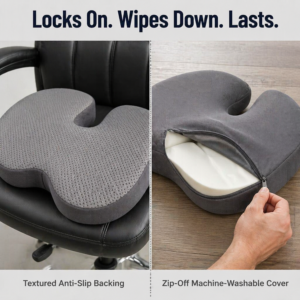 SpineCushion™ — Suspend Your Tailbone and End the All-Day Sitting Ache