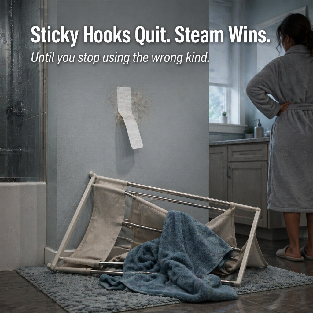 StickSure™ InvisibleHook — Mount Shelves, Racks & Heavy Gear Without a Single Drill Hole