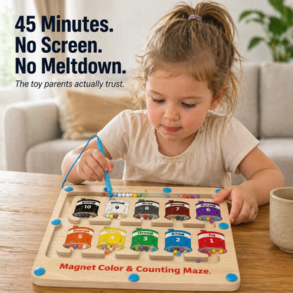 WonderPath™ Magnetic Maze — Trade Screen Time for 45 Minutes of Hands-On Focus