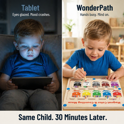 WonderPath™ Magnetic Maze — Trade Screen Time for 45 Minutes of Hands-On Focus