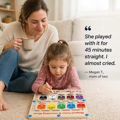 WonderPath™ Magnetic Maze — Trade Screen Time for 45 Minutes of Hands-On Focus
