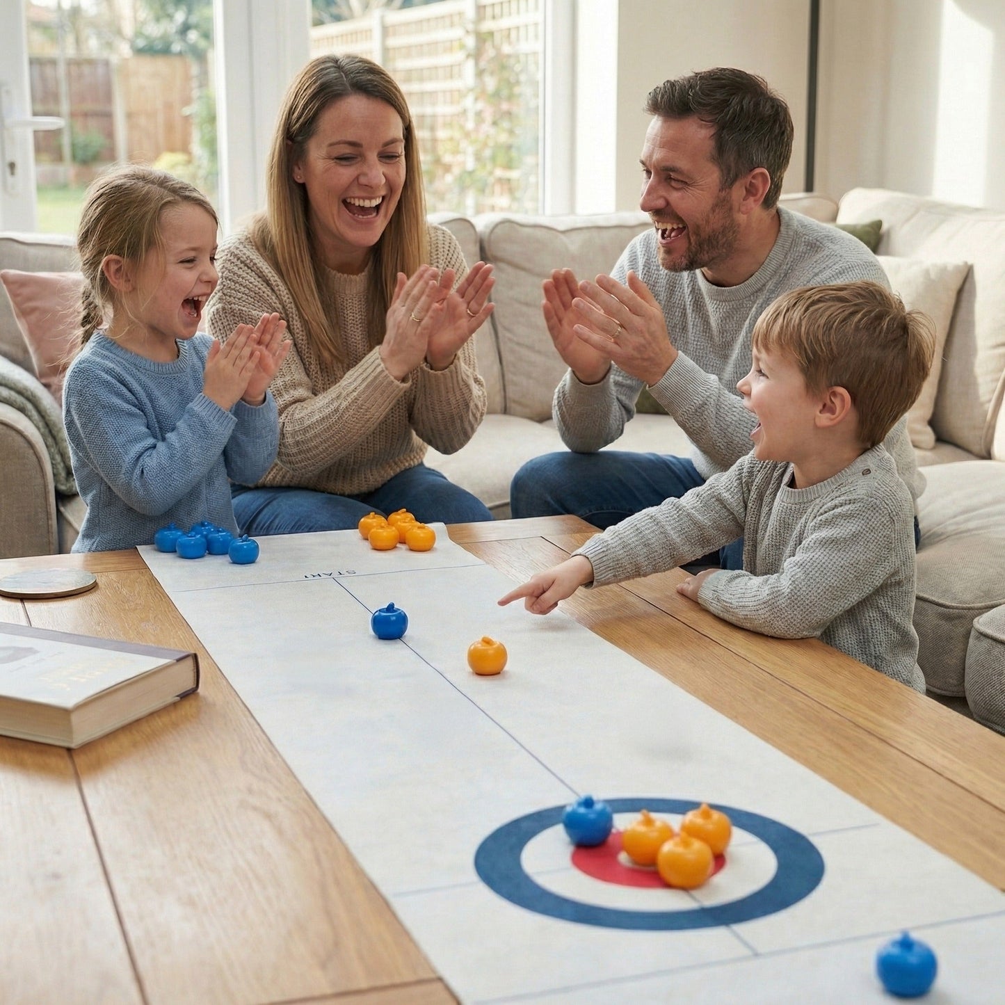 GlideAce™ Mini Curling Set — Ignite Family Rivalries with Every Slide and Laugh
