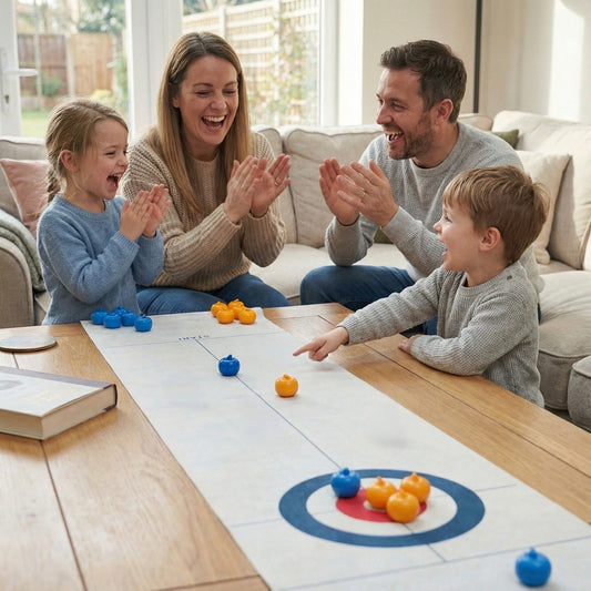 GlideAce™ Mini Curling Set — Ignite Family Rivalries with Every Slide and Laugh