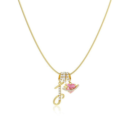 AuraNest™ 3-Layer Initial Necklace — Wear Your Story in Glowing, Comfortable Elegance That Turns Every Head