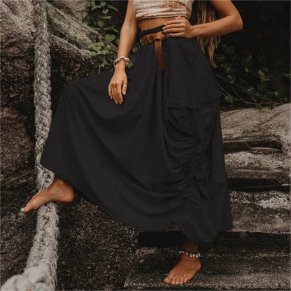 VestaFlow™ Maxi Skirt — Effortless Freedom and Style That Moves With You