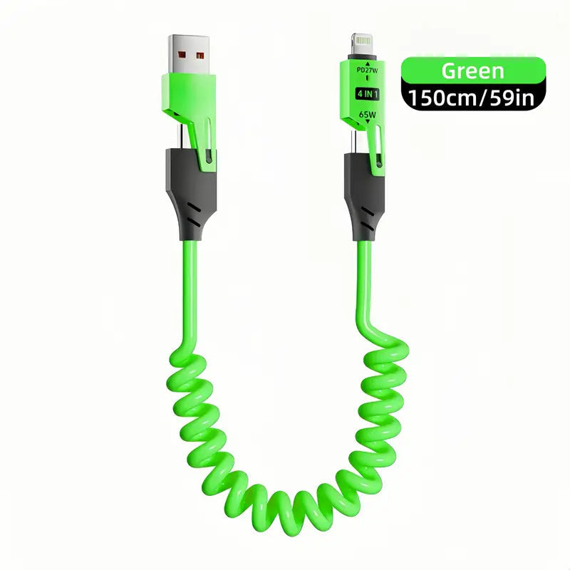 PulseWave Stretch™ — Command Your Power with Lightning-Fast, Tangle-Free Charging Freedom