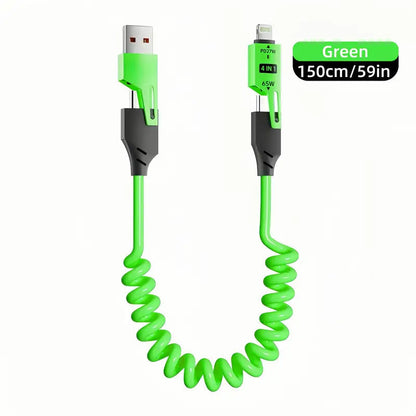 PulseWave Stretch™ — Command Your Power with Lightning-Fast, Tangle-Free Charging Freedom