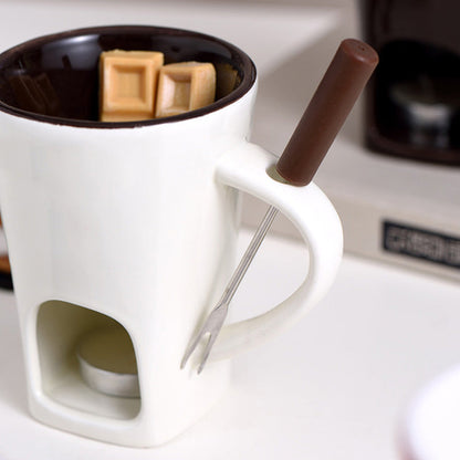 SensaMelt™ Ceramic Fondue Mug — Turn Every Dip into a Silky, Warm Moment of Pure Indulgence