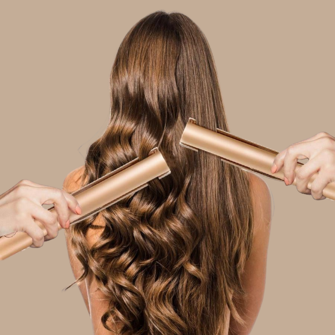 VelareVibe™ 2-in-1 Styler — Unlock Radiant, Damage-Free Hair Instantly