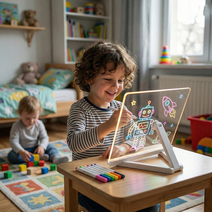 LumiSpark™ — Ignite Your Child’s Confidence with Every Brilliant, Glowing Creation