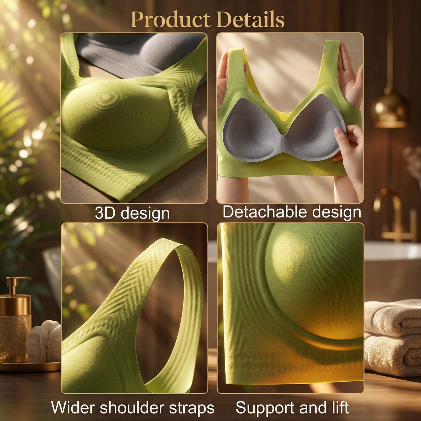 AuraLift™ — Experience All-Day Freedom with Feather-Light, Wire-Free Support