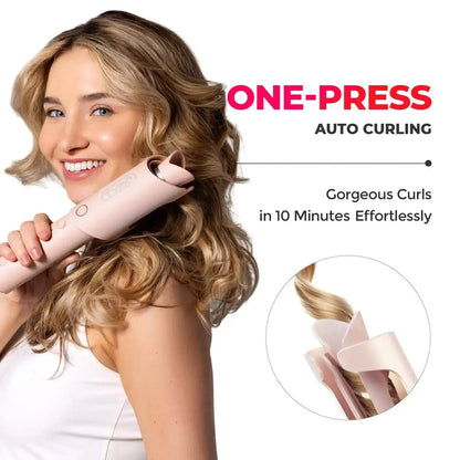CurlAura™ Styler — Effortless, Show-Stopping Curls That Glow with Confidence All Week
