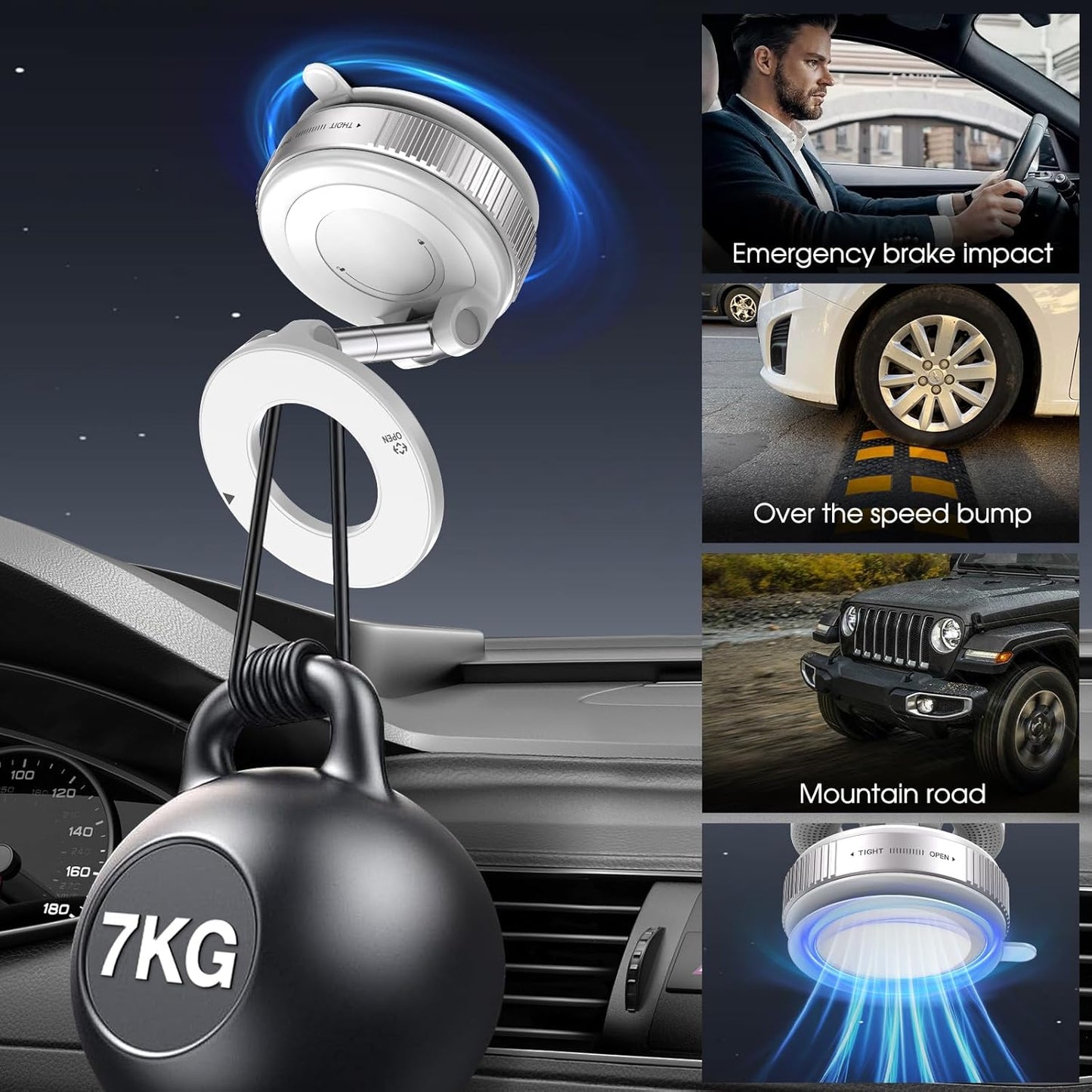 TitanGrip™ — Lock Your Phone Steady and Drive with Total Confidence
